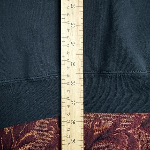 90s Russel Athletic Fabric Tag Black Crewneck - Picture 5 of 6